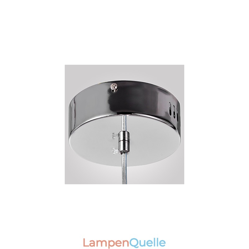 Moderne Pendelleuchte im zeitgenössischen Mini-Stil aus Chrom