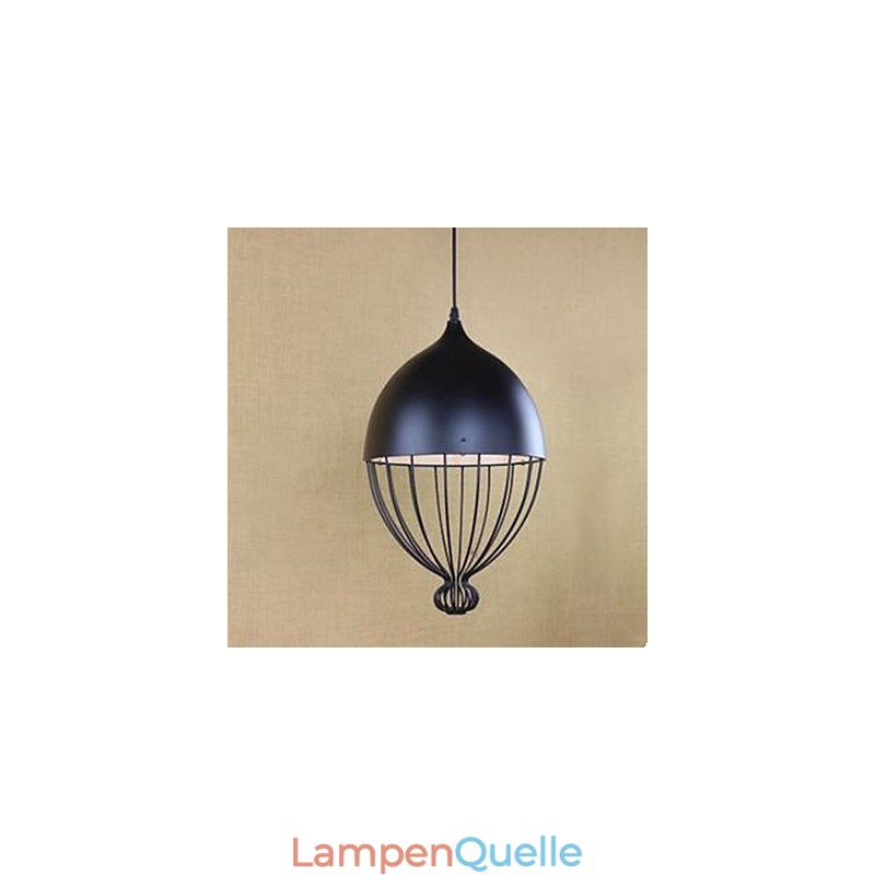 Modernes, kreatives Hängelicht mit einem Kopf