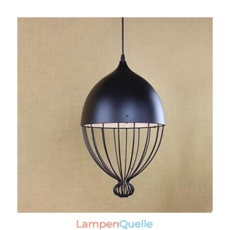 Modernes, kreatives Hängelicht mit einem Kopf