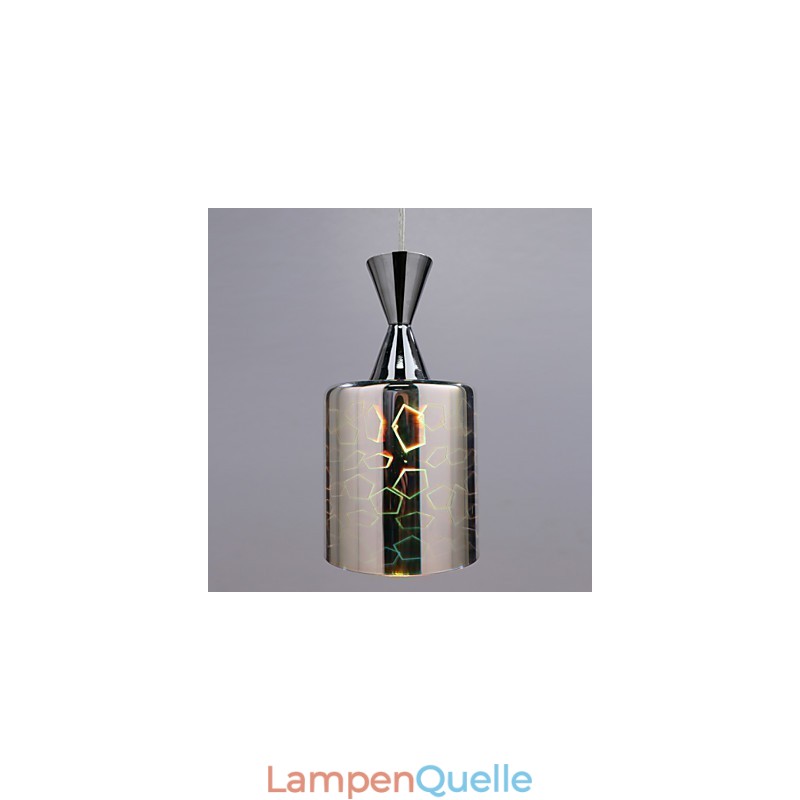Dream Lasergravur verchromte Pendelleuchte L