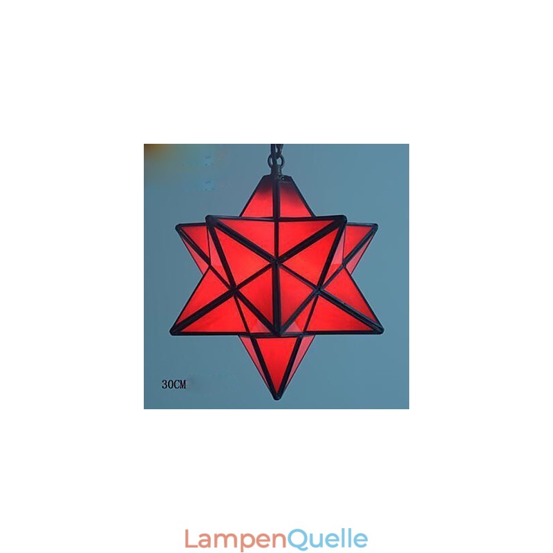 30CM Künstlerische Individualität Kreative Veranda Moderne Sterne Droplight Lampe