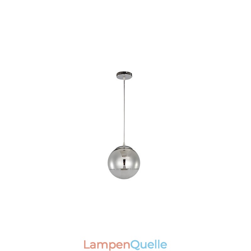 Pendelleuchte mit 1 Licht in Kugelform