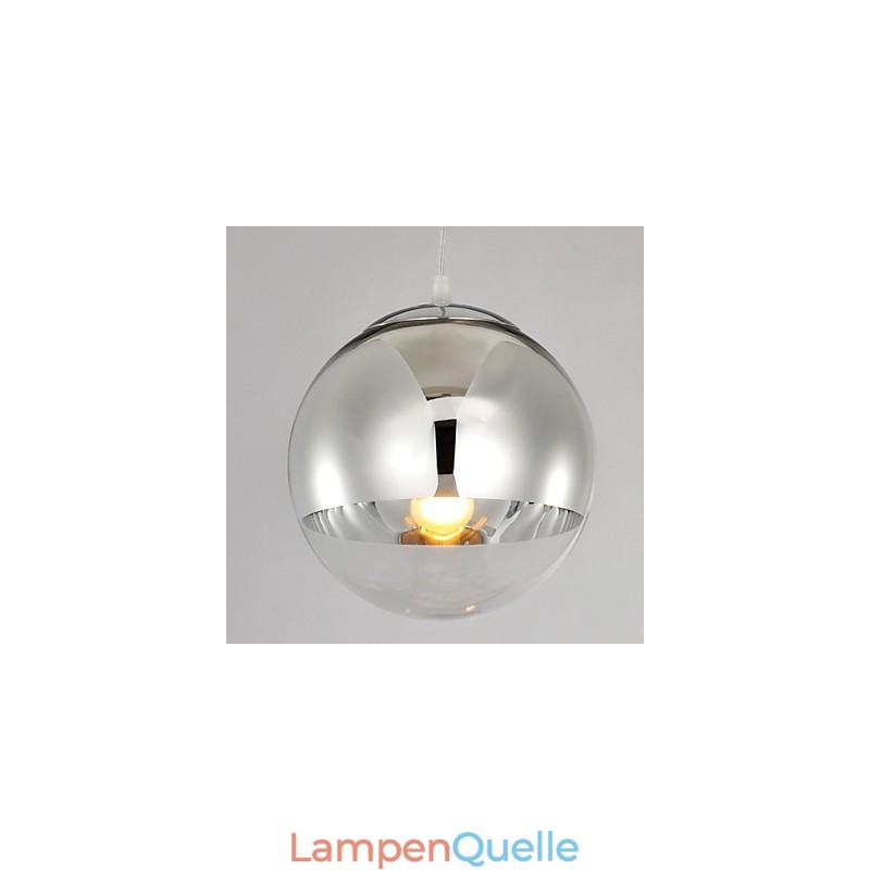 Pendelleuchte mit 1 Licht in Kugelform