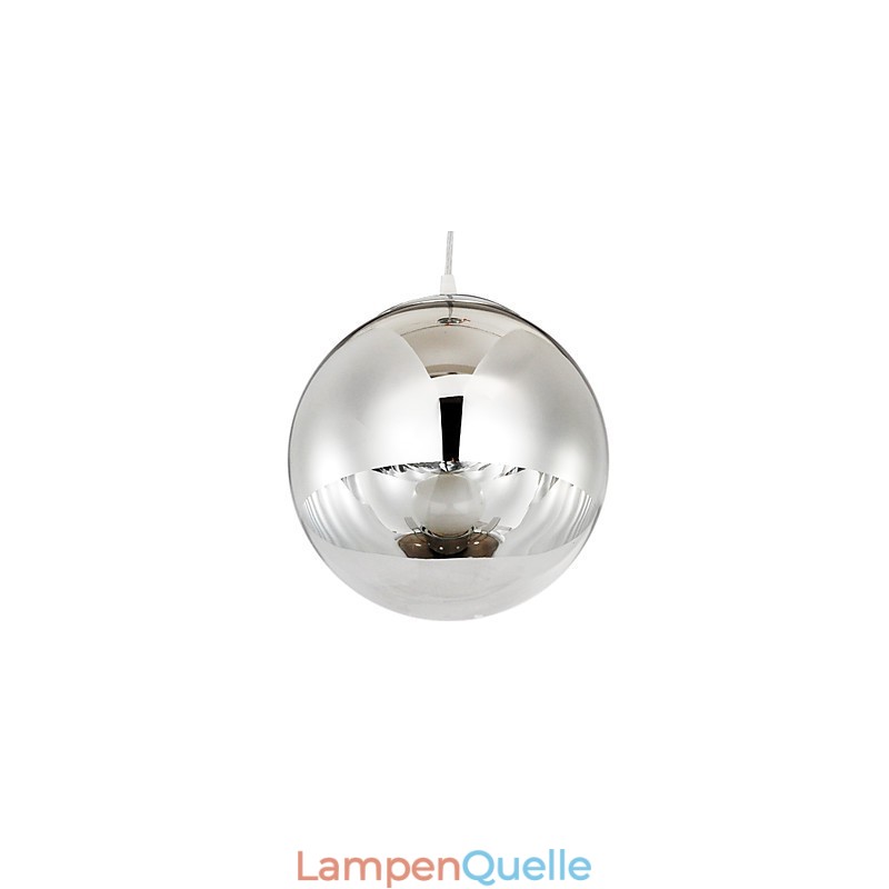 Pendelleuchte mit 1 Licht in Kugelform