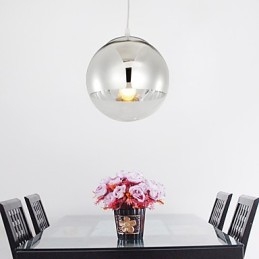 Pendelleuchte mit 1 Licht in Kugelform