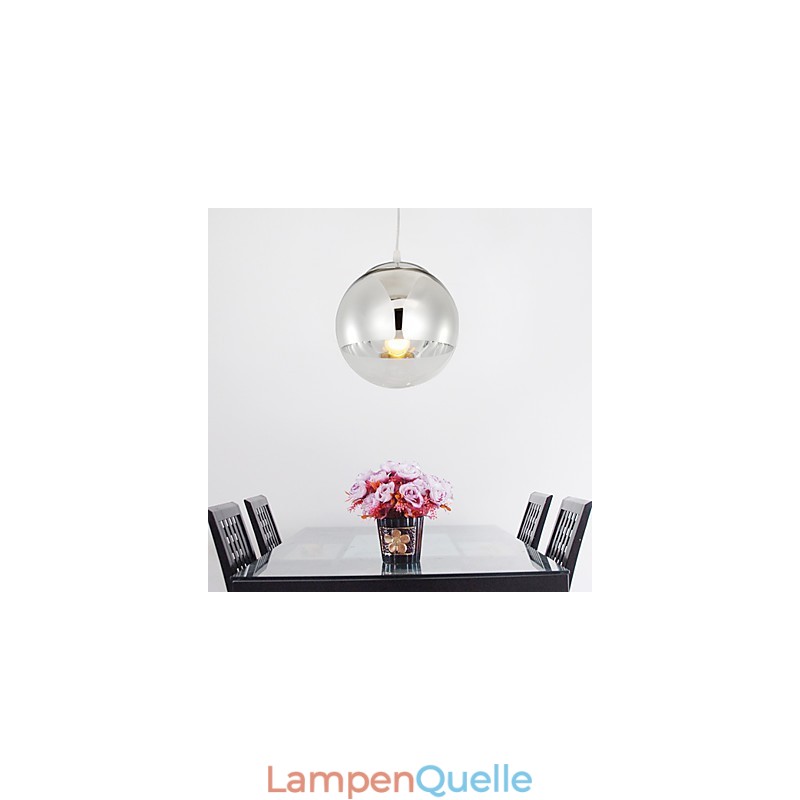Pendelleuchte mit 1 Licht in Kugelform