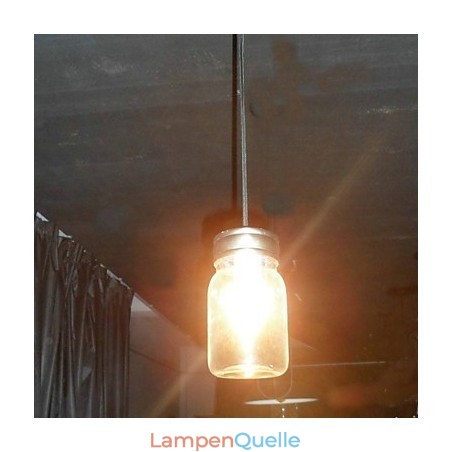 Moderne, minimalistische Pendelleuchte mit 1 Licht in Flaschenform Moderne, minimalistische Pendelleuchte mit 1 Licht in Flaschenform