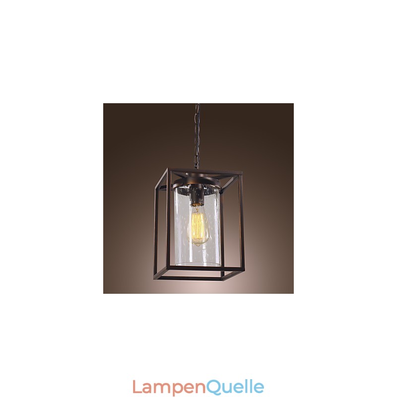 Traditionelle Klassische Vintage Laterne Mini Stil Galvanisierte Pendelleuchte