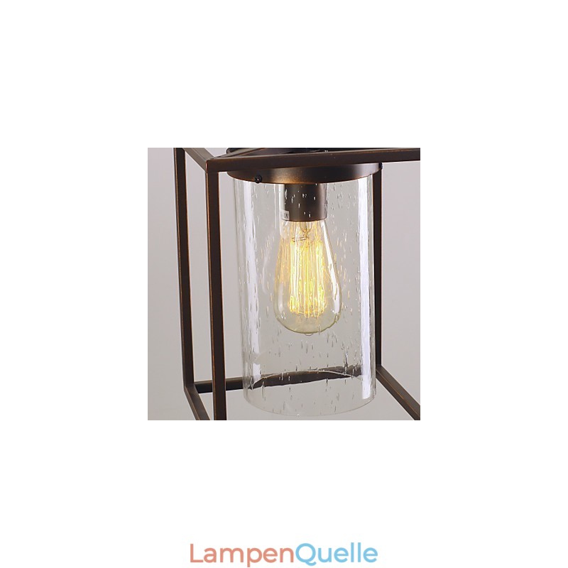 Traditionelle Klassische Vintage Laterne Mini Stil Galvanisierte Pendelleuchte