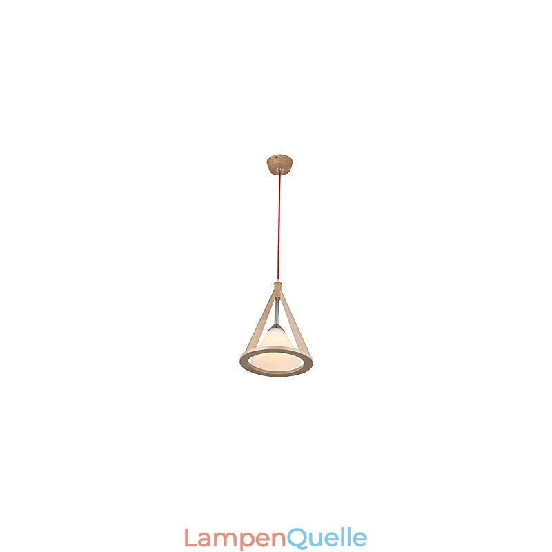 Kronleuchter aus Holz im Designer-Stil. Eleganter Kronleuchter im zeitgenössischen Stil