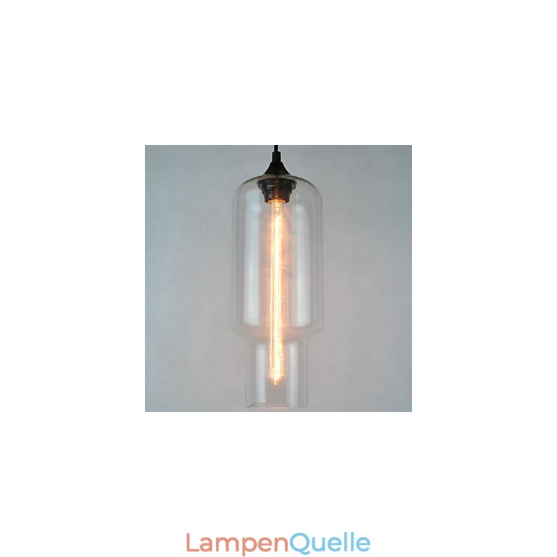 Moderne Glas-Pendelleuchte im braunen Blasen-Design