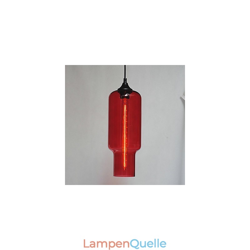 Moderne Glas-Pendelleuchte im braunen Blasen-Design