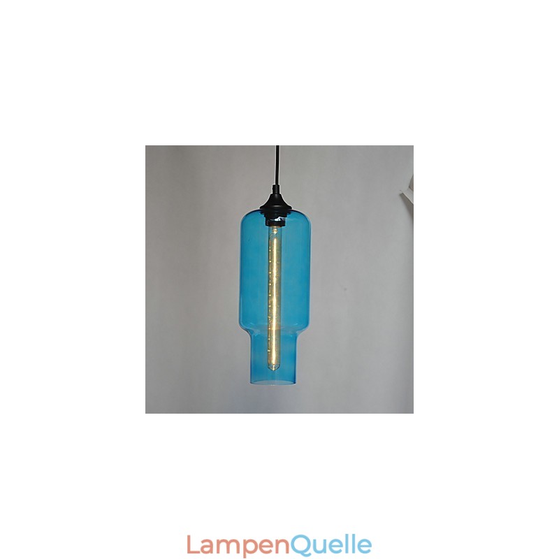 Moderne Glas-Pendelleuchte im braunen Blasen-Design