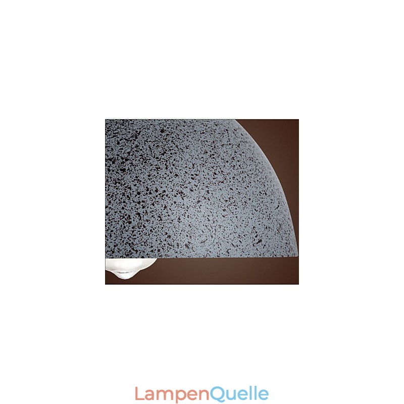 Vintage-Pendelleuchte aus Metall mit Punkten und einer Leuchte