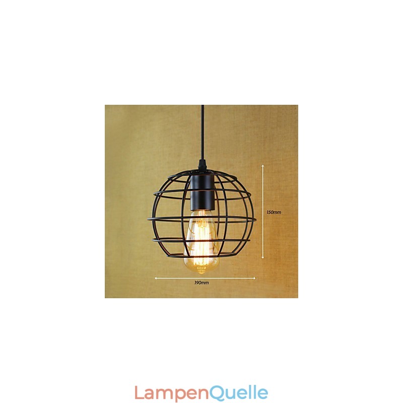 Pendelleuchten Traditionell Klassisch Vintage Retro Landhaus Garage Metall
