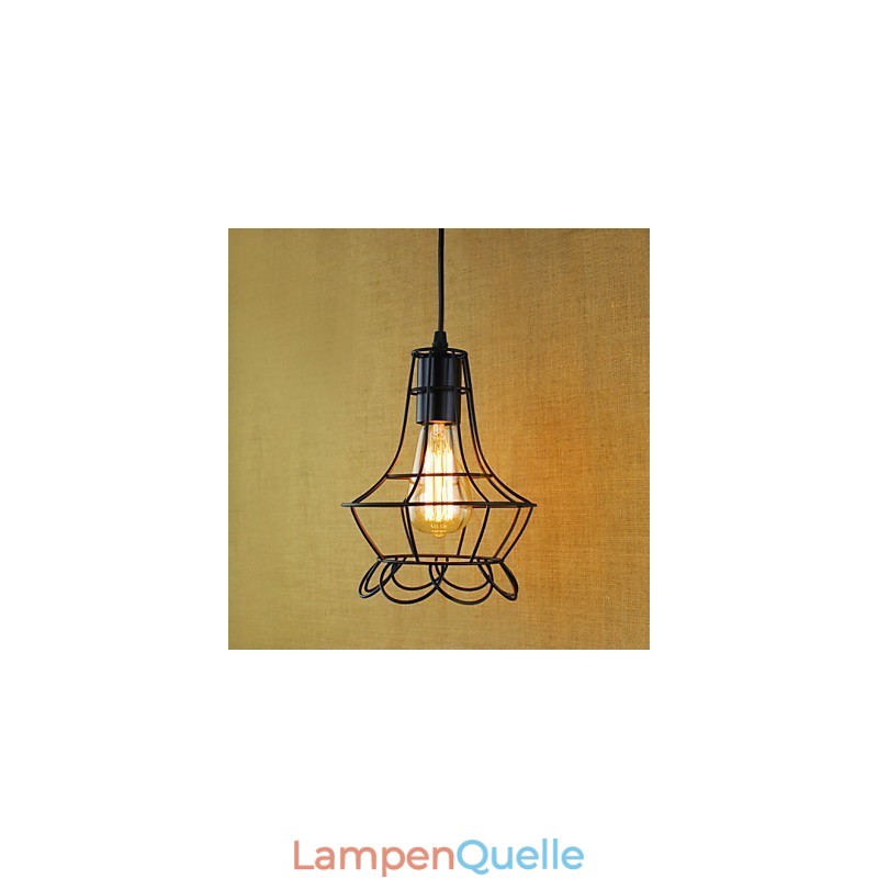 Pendelleuchten Traditionell Klassisch Vintage Retro Landhaus Garage Metall