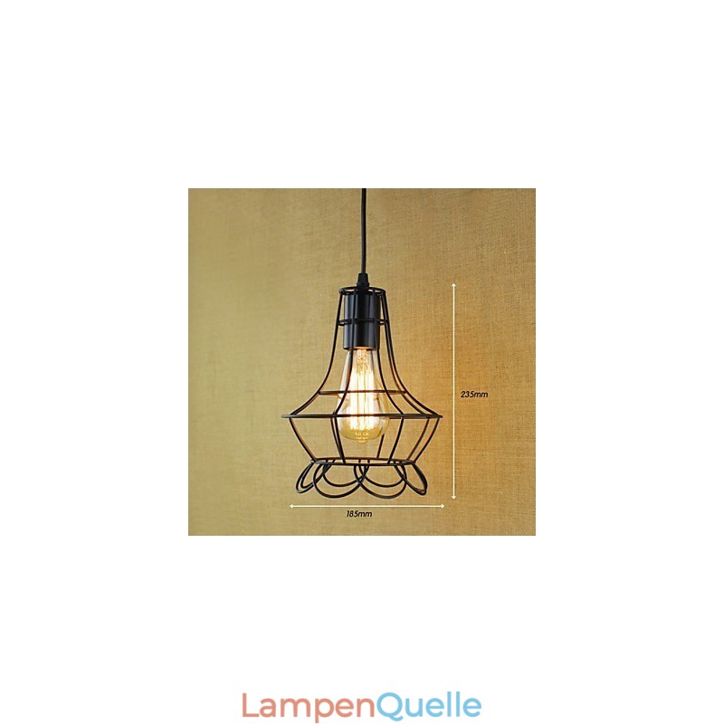 Pendelleuchten Traditionell Klassisch Vintage Retro Landhaus Garage Metall