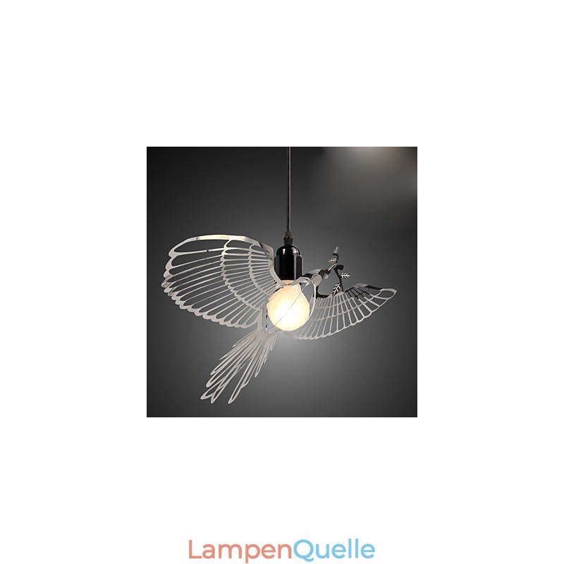 Kreative moderne Mode Dekoration Edelstahl Vogel Vogel Droplight Lampe