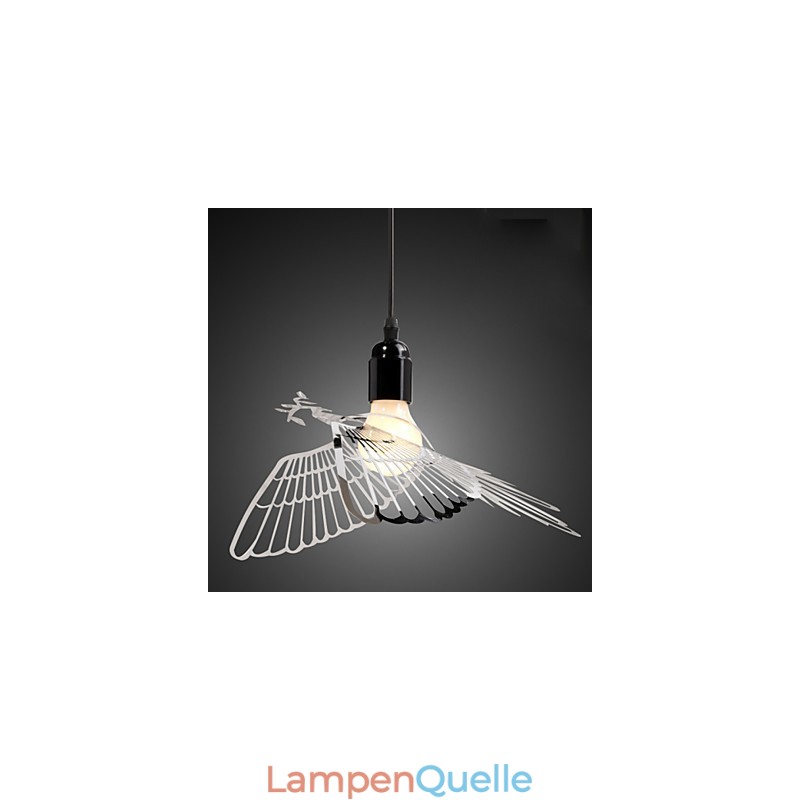 Kreative moderne Mode Dekoration Edelstahl Vogel Vogel Droplight Lampe