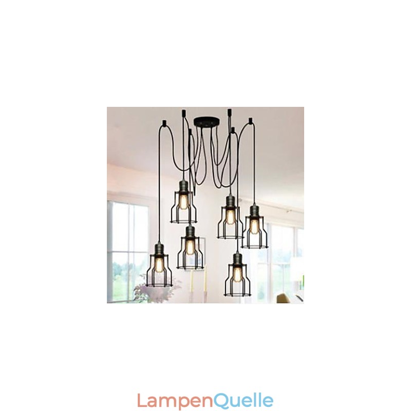 Amerikanischen Land Industrie Individualität Kreative Sitzen Sechs kleine Hob Kopf Droplight