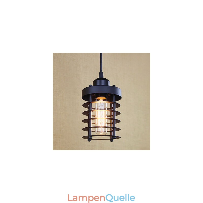 Pendelleuchten Traditionell Klassisch Vintage Retro Landhaus Garage Metall