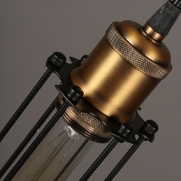 Linie Country Industrial Style Kreativer Gladiator Wiederherstellung alter Wege Einzelkopf-Droplight-Pendelleuchte