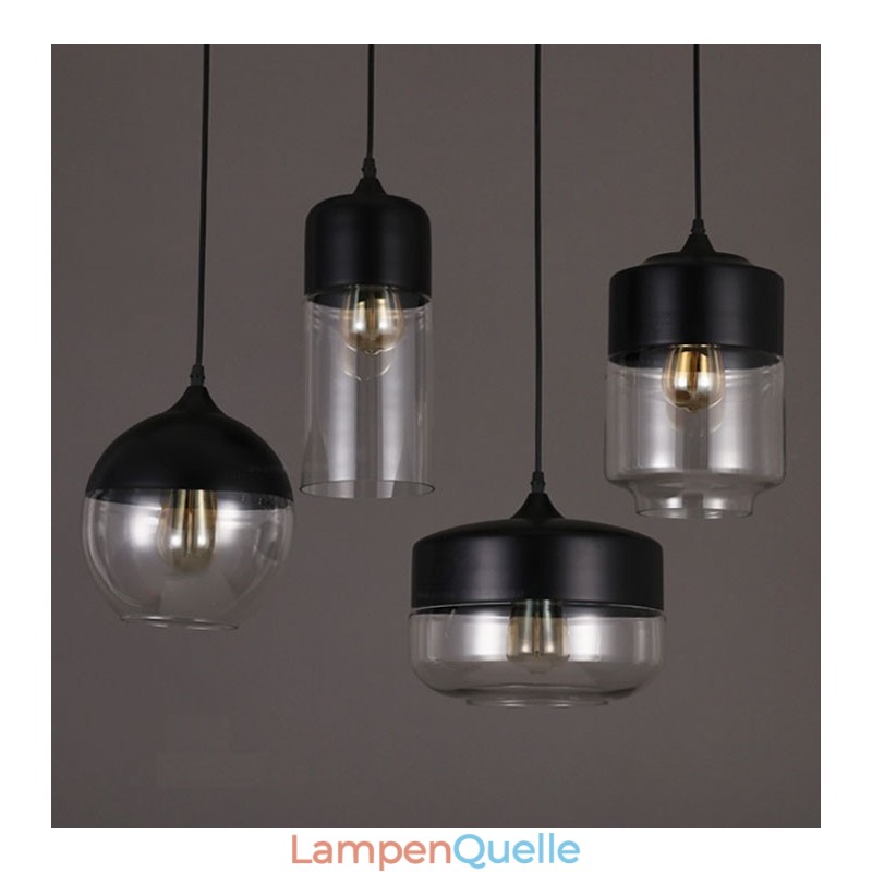 Die Kunst-Kronleuchterlampe aus Schmiedeeisen und Glas von The Nordic Creative Stair Shop
