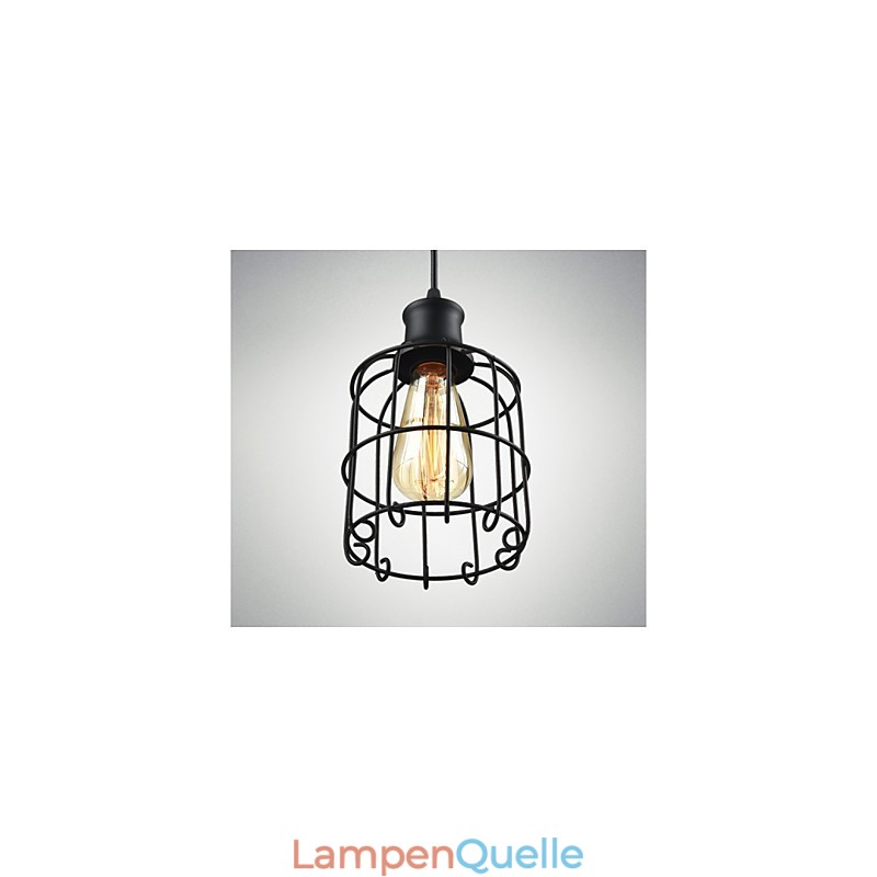 Edison Vintage Licht Anhänger Lampe Leuchte Kronleuchter Käfig Lampenschirm
