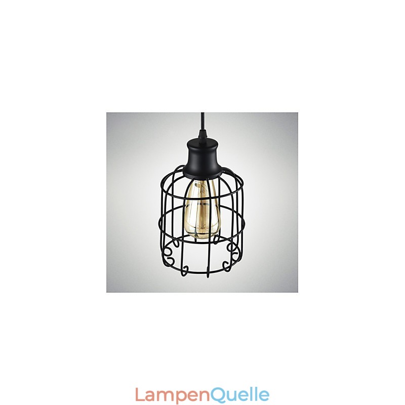 Edison Vintage Licht Anhänger Lampe Leuchte Kronleuchter Käfig Lampenschirm