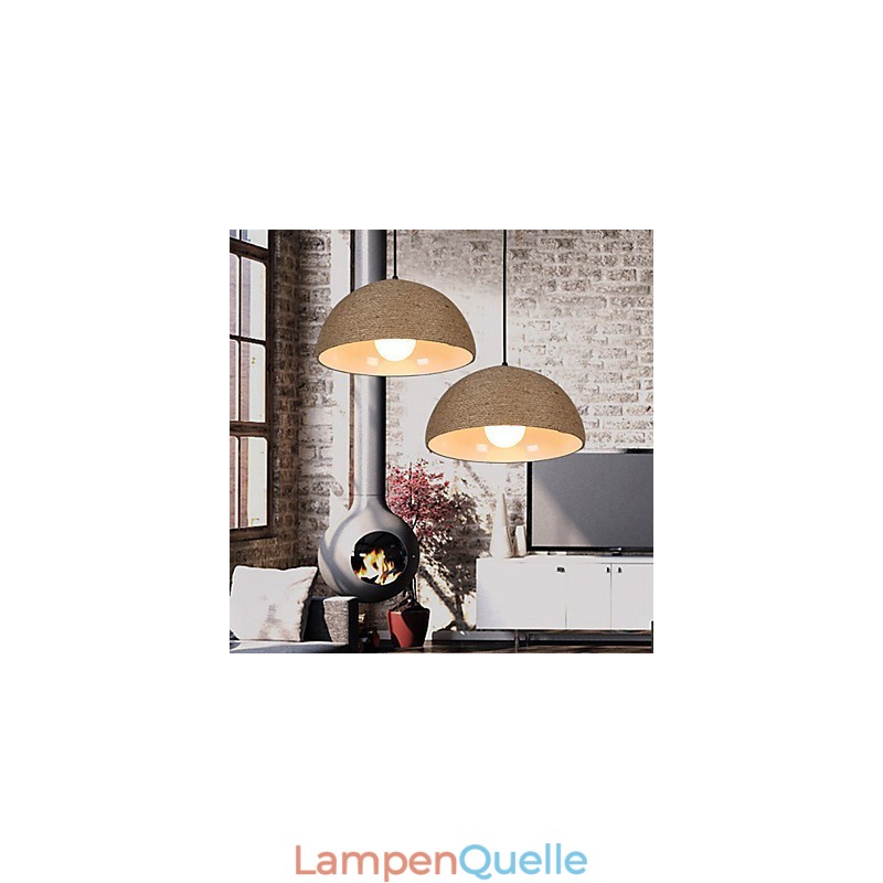 30 * Wiederherstellung alter Wege Die nordische Idee Halbkreis Kamin Hand Hanfseil Droplight