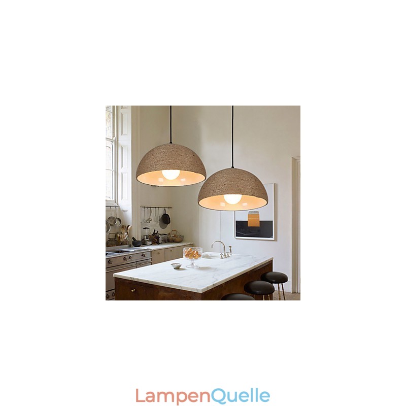 30 * Wiederherstellung alter Wege Die nordische Idee Halbkreis Kamin Hand Hanfseil Droplight