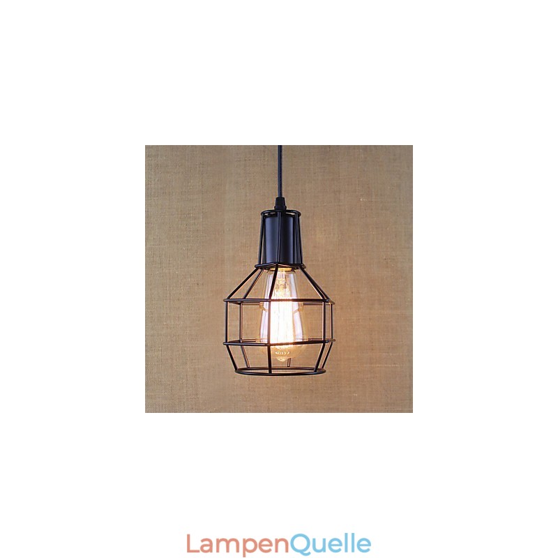 Pendelleuchten Traditionell Klassisch Vintage Retro Landhaus Garage Metall