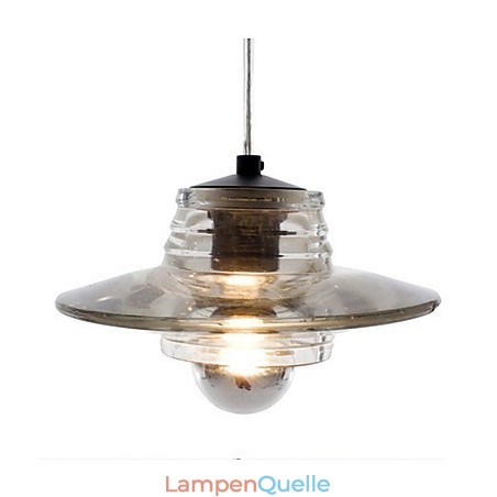 Moderne zeitgenössische Pendelleuchte aus Glas