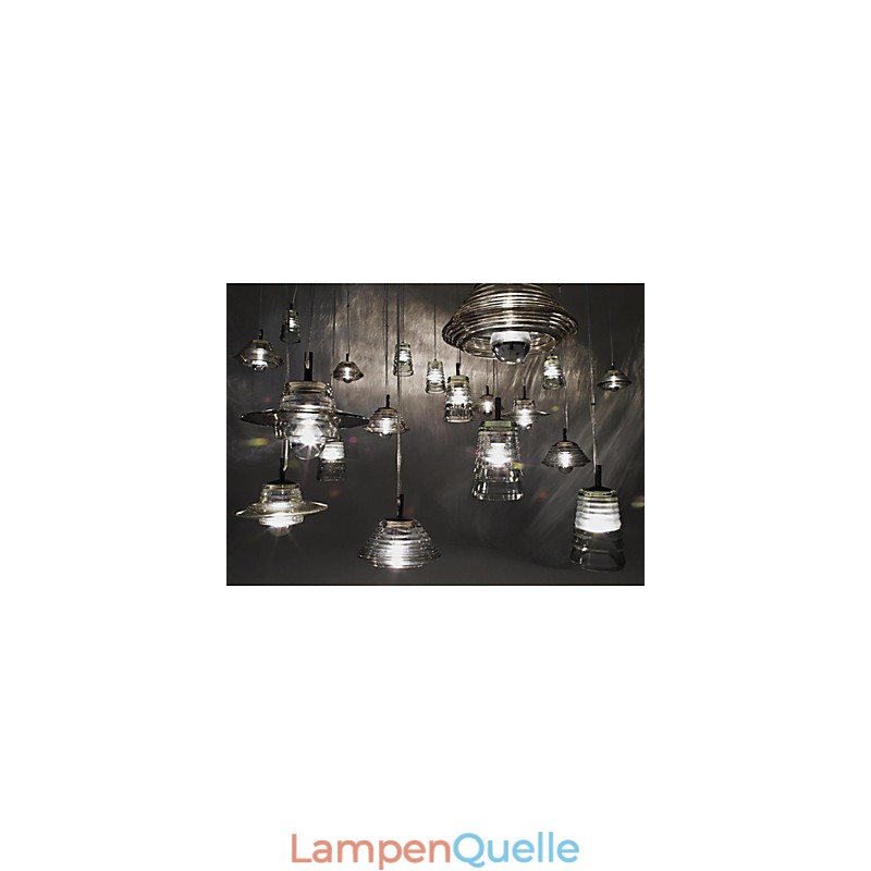 Moderne zeitgenössische Pendelleuchte aus Glas