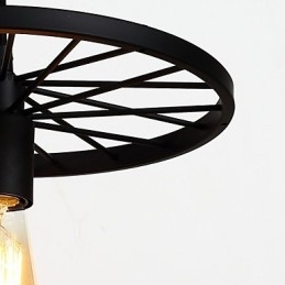 Loft Retro Pendelleuchten Amerikanischen land schmiedeeisen Kronleuchter industriellen stil