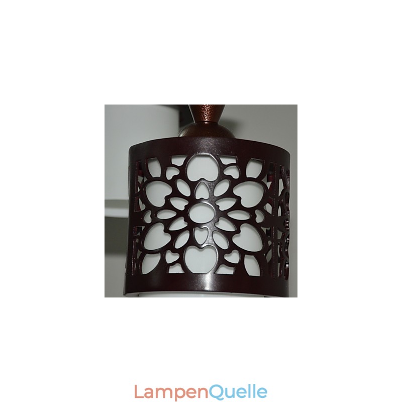 Moderne chinesische Art klassische Massivholz Trommel kreative Single Head Droplight Lampe Licht