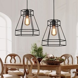 Geometrische Linie Diamant Schmiedeeisen Kronleuchter Pendelleuchte Moderne Zeitgenössische