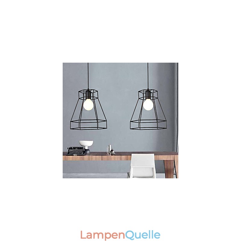 Geometrische Linie Diamant Schmiedeeisen Kronleuchter Pendelleuchte Moderne Zeitgenössische