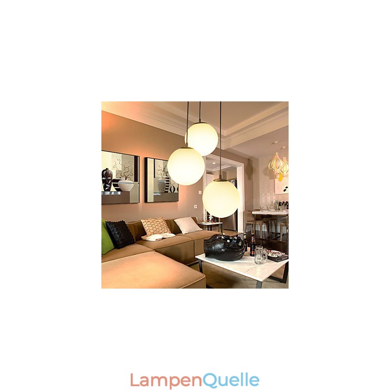 Glaskugel Kronleuchter Sphärisches Licht Einfache Einzelkopf Droplight Lampe Beleuchtung