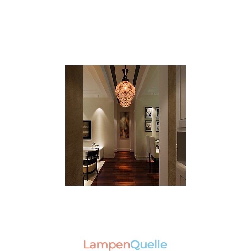 Zylindrisches Glas Gerade Einzelkopf Trommel Trommel Einfache Droplight Lampe Beleuchtung