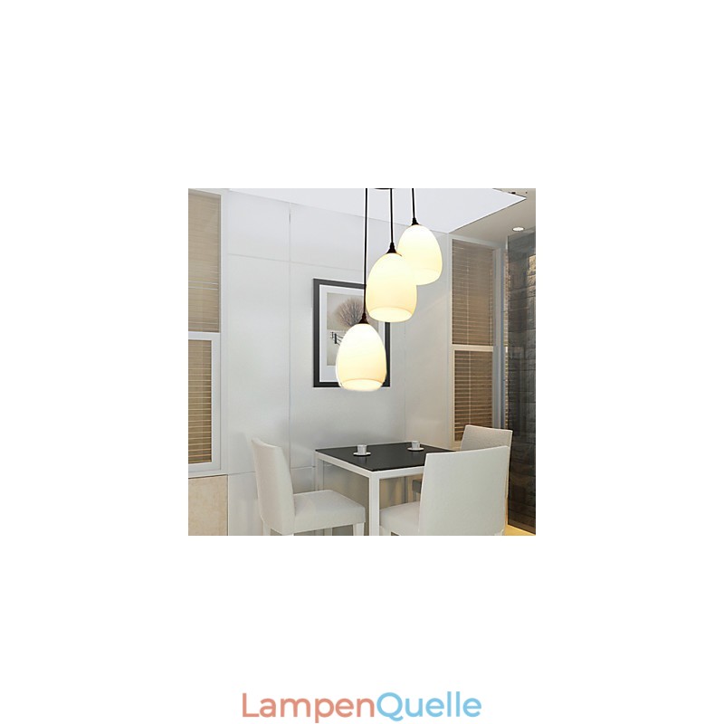 Moderne und vertraglich L kreative Glaskugel Mahlzeiten Kronleuchter Lampe Licht
