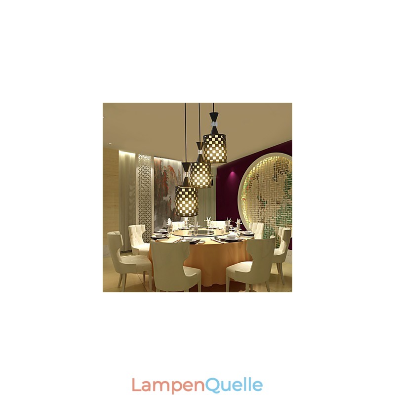 Perforationen Nordic Schmiedeeisen Kronleuchter Lampe Licht