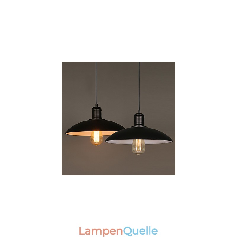 Lampen und Laternen Kunst, die einkopfige Hängelampe aus Schmiedeeisen mit fliegender Untertasse wiederherstellt