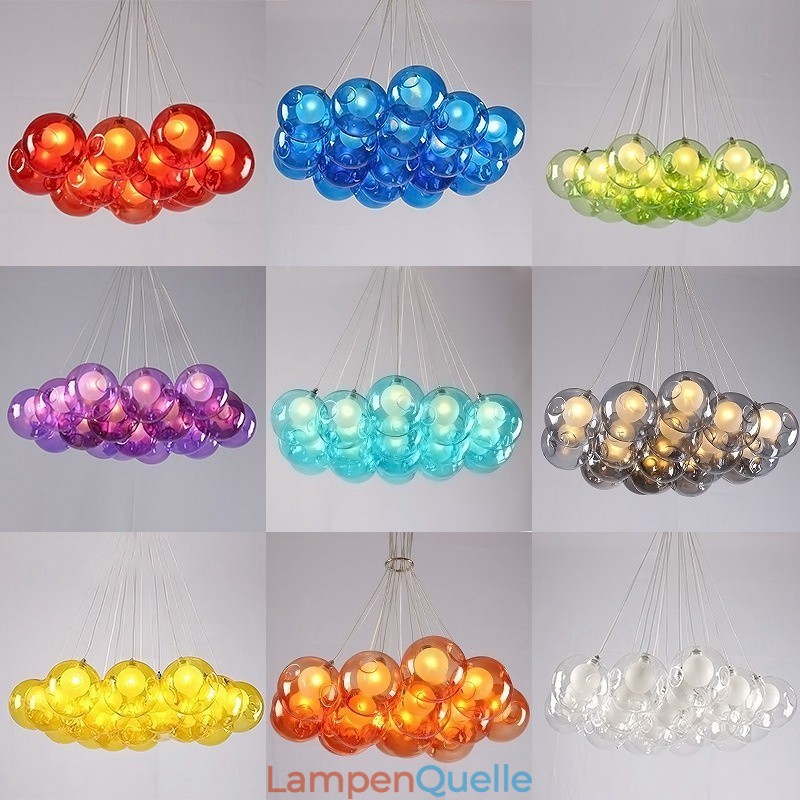 Kreative nordische Farbe, die alte Wege wiederherstellt, Goldfischglas, kreative Hängelampe aus Glas (wenn Sie mehrere Glaskugeln bestellen, wird eine Pendelleuchte mitgeliefert) (Bitte wählen Sie unten die Menge und Farbe der Glaskugel aus)