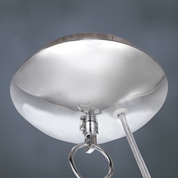 Moderne Pendelleuchte im zeitgenössischen Mini-Stil mit Gemälde