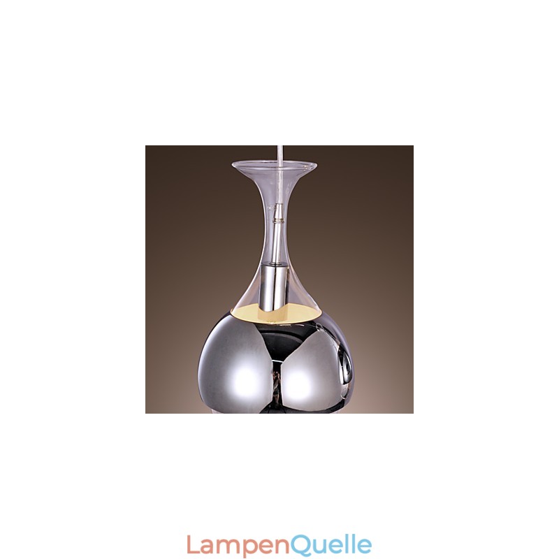 Kreative Pendelleuchte mit 3 Lichtern im französischen Stil in Kelchform