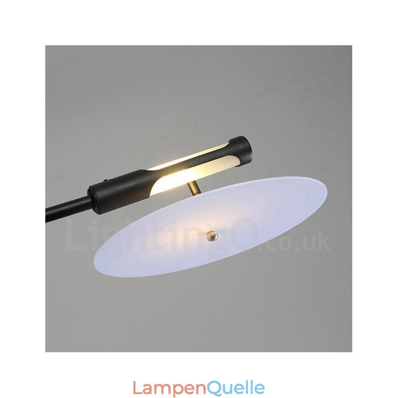 Moderne, zeitgenössische Kronleuchterlampe mit 8 Lichtern in Schwarz