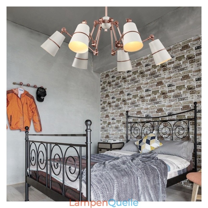 Kronleuchterlampe mit 6 Lichtern und modernem Licht im zeitgenössischen Stil