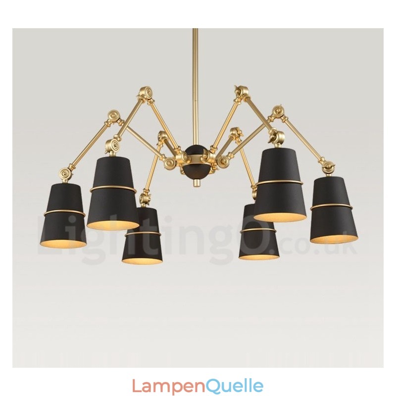 Kronleuchterlampe mit 6 Lichtern und modernem Licht im zeitgenössischen Stil
