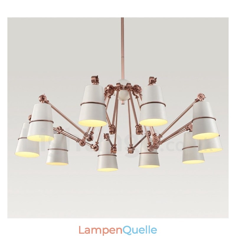 Kronleuchterlampe mit 10 Lichtern und modernem Licht im zeitgenössischen Stil